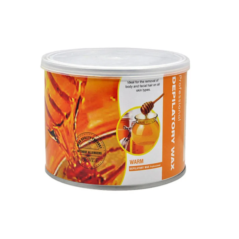 Wholesale Wax Natural Rosin Hair Removal 400G Honey Tin Packing Soft Wax for Depilation Beauty Spa