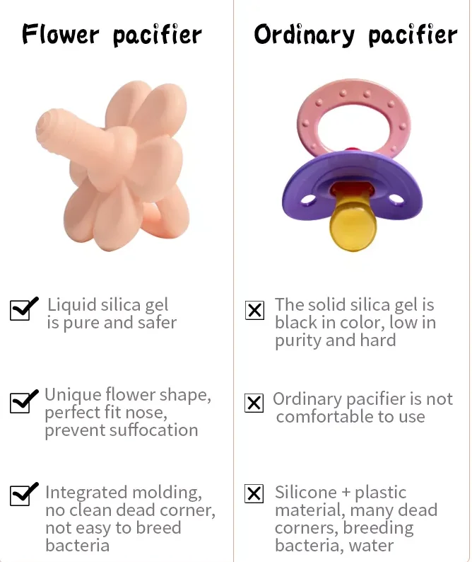 Creative cartoon doll baby platinum silicone pacifier sleeping super soft newborn baby comfort