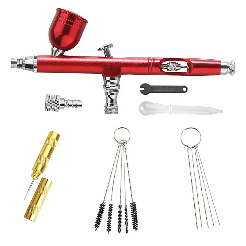 New Aluminum Versatile Mini Airbrush Beauty Machine Wholesale Tattoos Nail Art Cake Decorating Tint Dye Eyebrow Spray Gun Pen