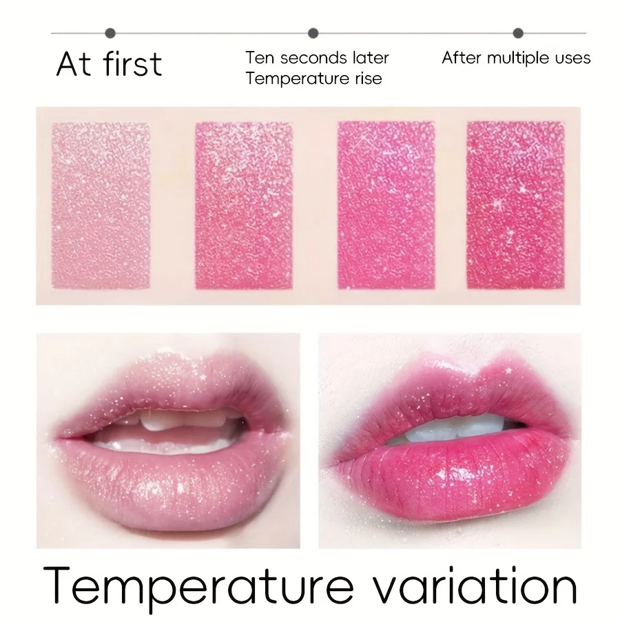 Custom lipstick oem makeup manufacturers waterproof moisturizing color changing glitter lipstick private label