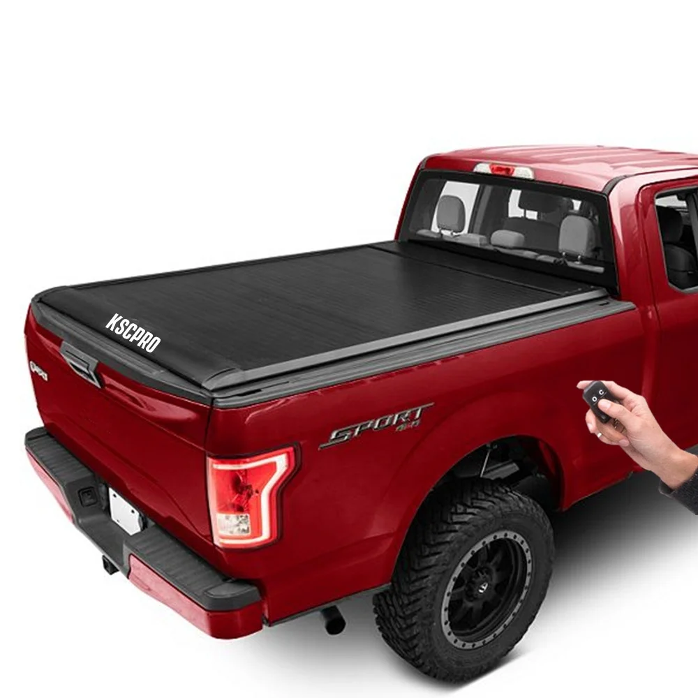 KSCPRO 2022 F150 Tonneau Cover Automatic Retractable Bed Cover For F-150 F-250