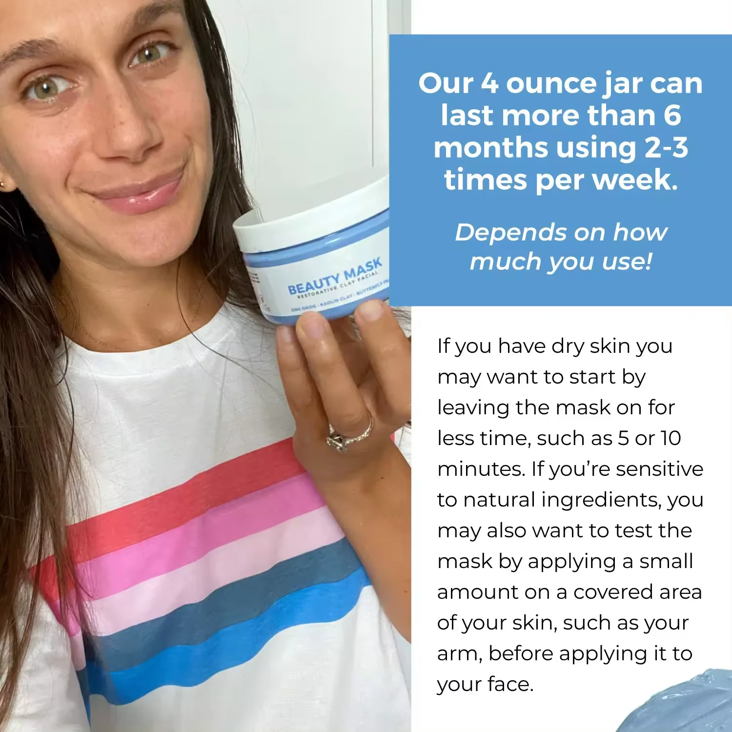 OEM Deep Cleansing Kaolin Oily Dry Blackhead Remover Acne moisturizer Butterfly Clay Face Mask