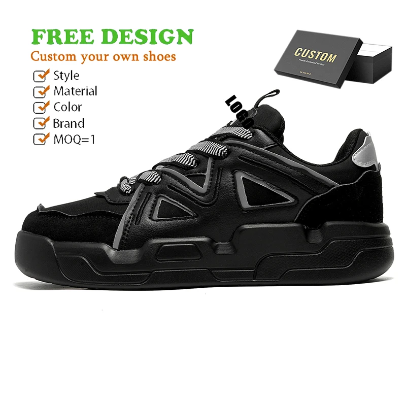 Quanzhou Chunqing Trading Co jinjiang Shoes Manufacturer Low Moq Private Label Custom Basketball Style Chunky Sneakers for Man