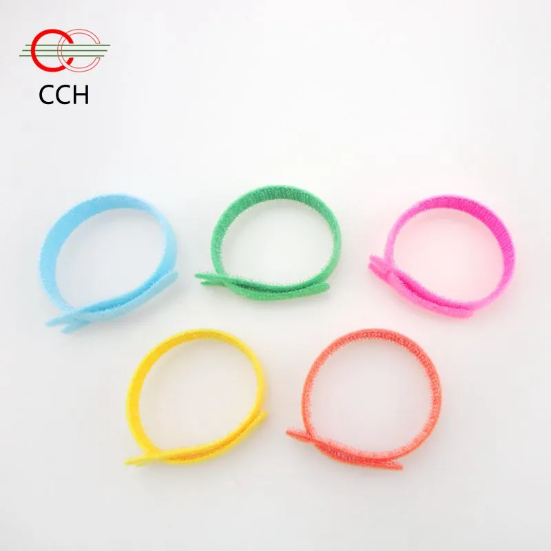 Custom Velcroes Fastener Tape with printed Soft Back To Back Hook And Loop Strap Tape