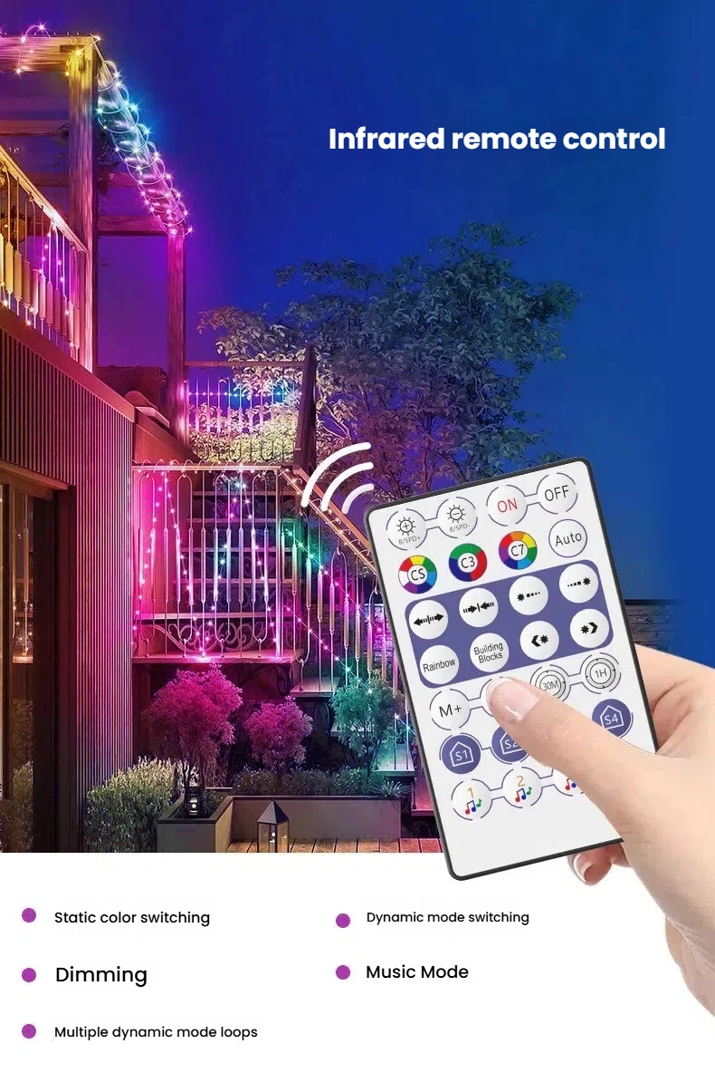 Bluetooth Colorful Controller Music Mode Multi Scene Mode Leather Light Controller