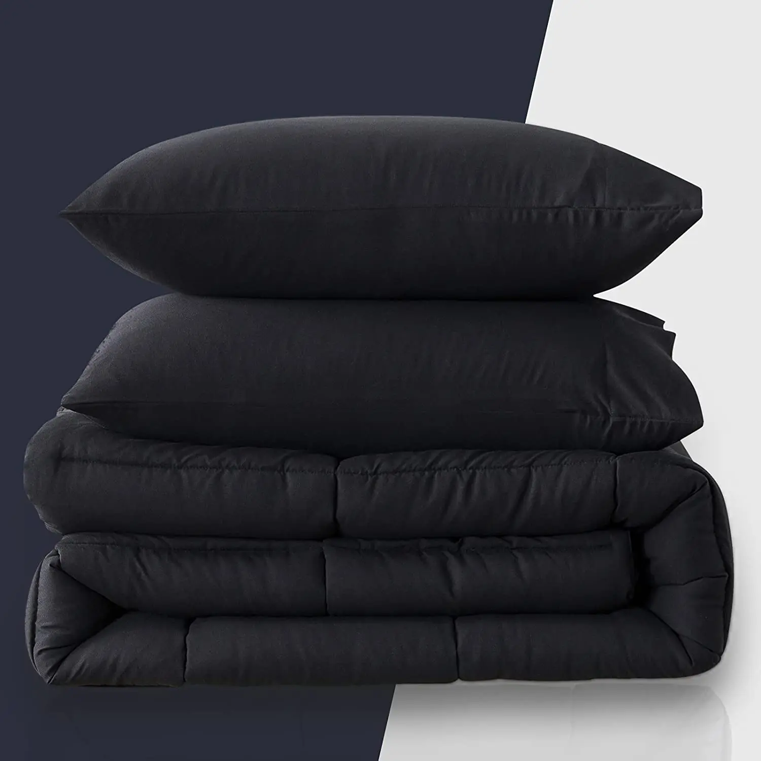 Wholesale Luxury 100% Polyester Microfiber Hotel Cotton Blanket Customized Quilted Duvet Set Queen/King Size Bedding Home Bag