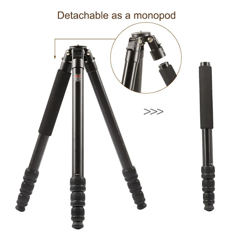 good aluminium carbon fiber phone tripod extension portable monopod