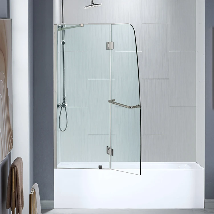 Customize project used tub glass doors on bathtub frameless swing bathtub doors