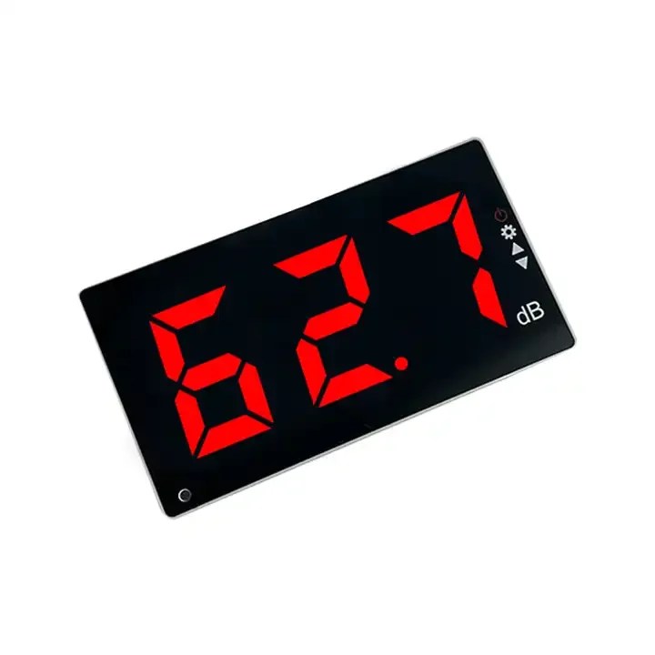 New Arrivals Noise Meter Buzzer environmental noise LCD Alarm Display Tester With Data storage