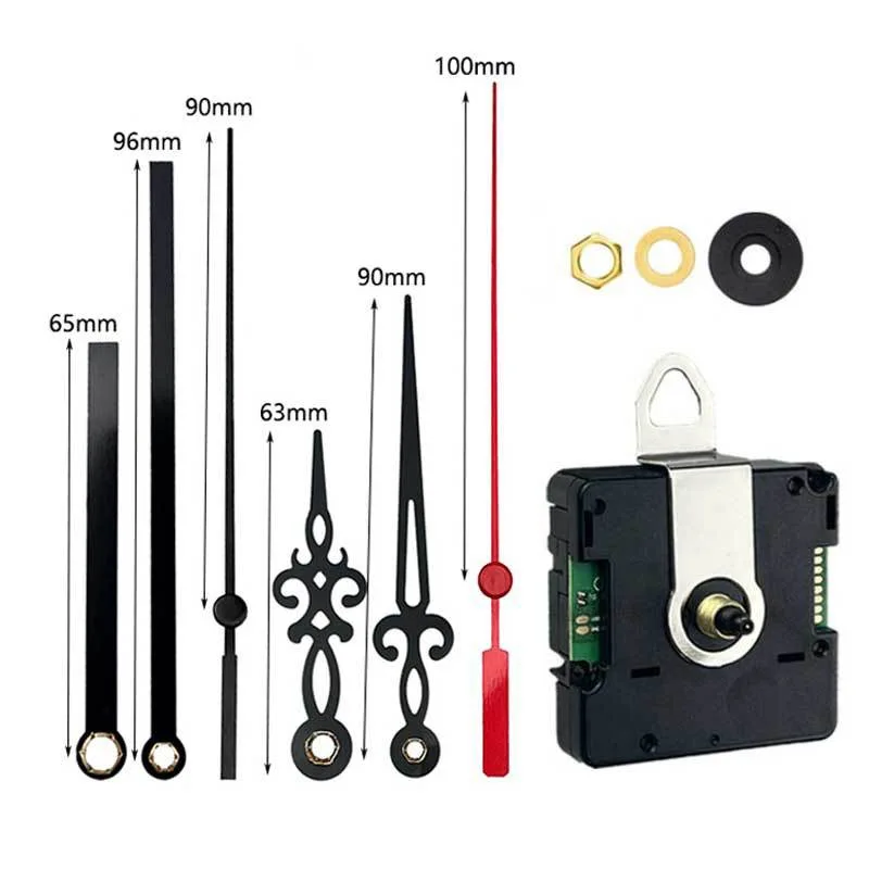 High Quality Atomic DCF  Radio Controlled Clock Movement with Clock Pointer DIY Clock Parts