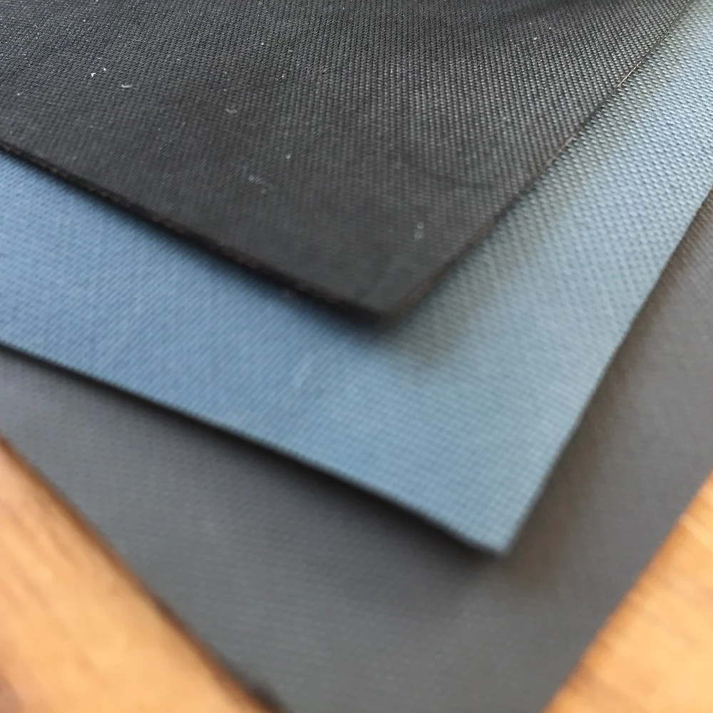 0.2-2mm Colored Glossy Rubberized Cloth Waterproof Durable Hypalon Coated Textile Fabric for Industry Boat