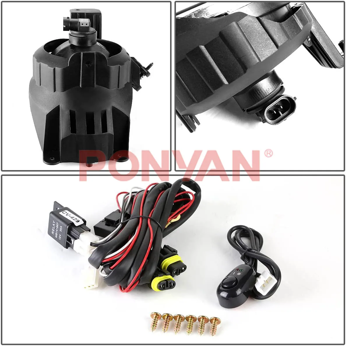OEM Противотуманные фары для 2012-2016 Chevy Sonic/Aveo Прозрачный бампер противотуманные + переключатель проводка пара PENTAIR водонепроницаемый