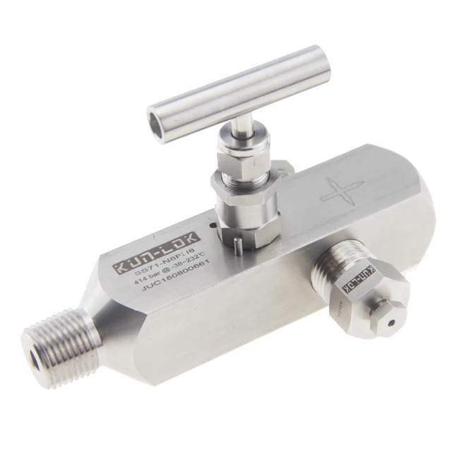 Манометр из нержавеющей стали SS 316 6000 psi с наружной и внутренней резьбой 1/2 дюйма NPT