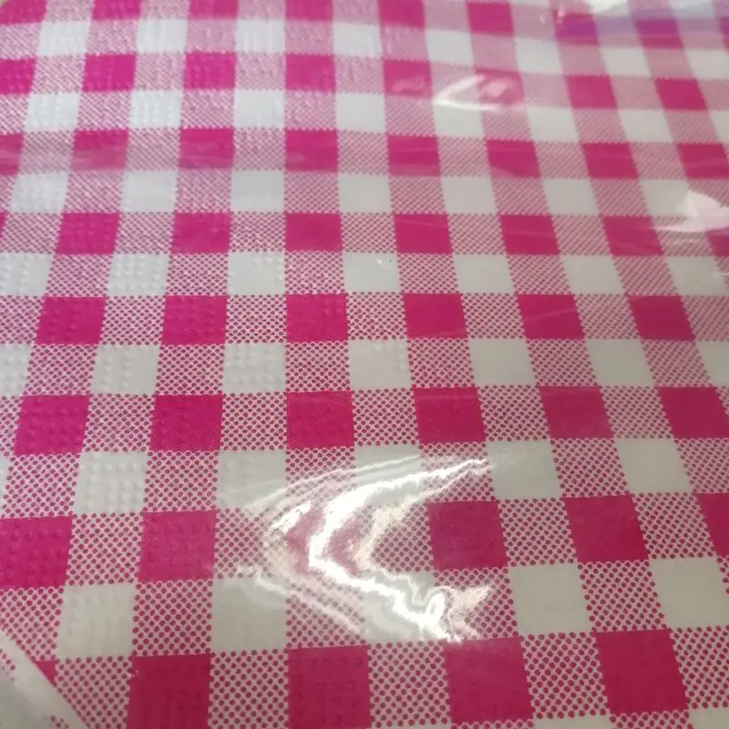 Оптовая продажа 2 слоя 20 листов красная и белая клетка бумаги салфетки диспенсер салфетки для свадьбы, для праздника, для торжества