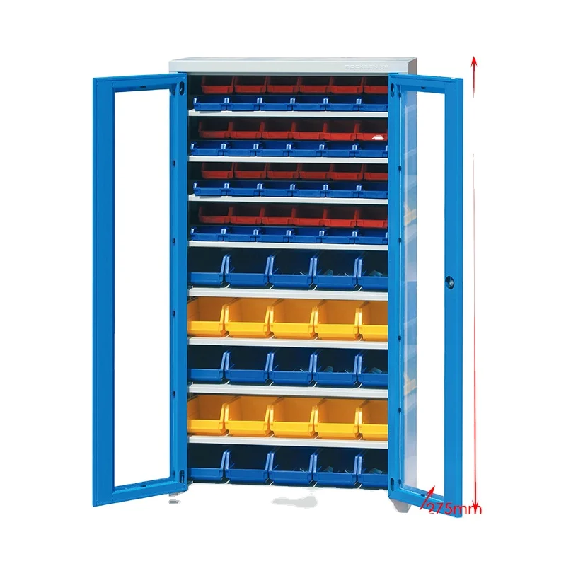 E113325-200G  Popular  promotional  double door type   lockable storage cabinet aesthetics  parts storage cabinet
