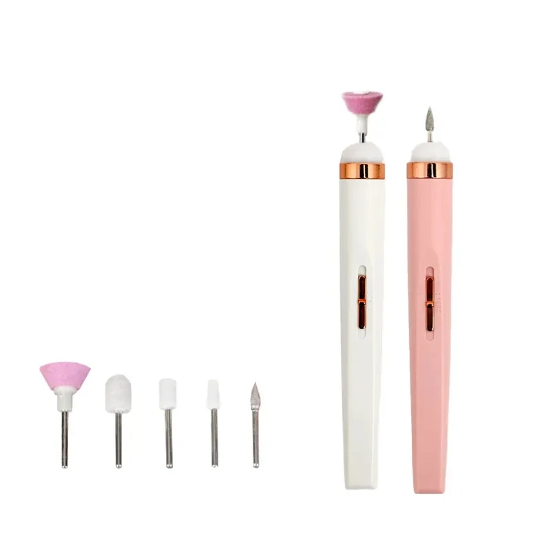 5 In 1 Electric Manicure Machine Nail Drill Mill For Manicure Grooming Kit Polisher Remover