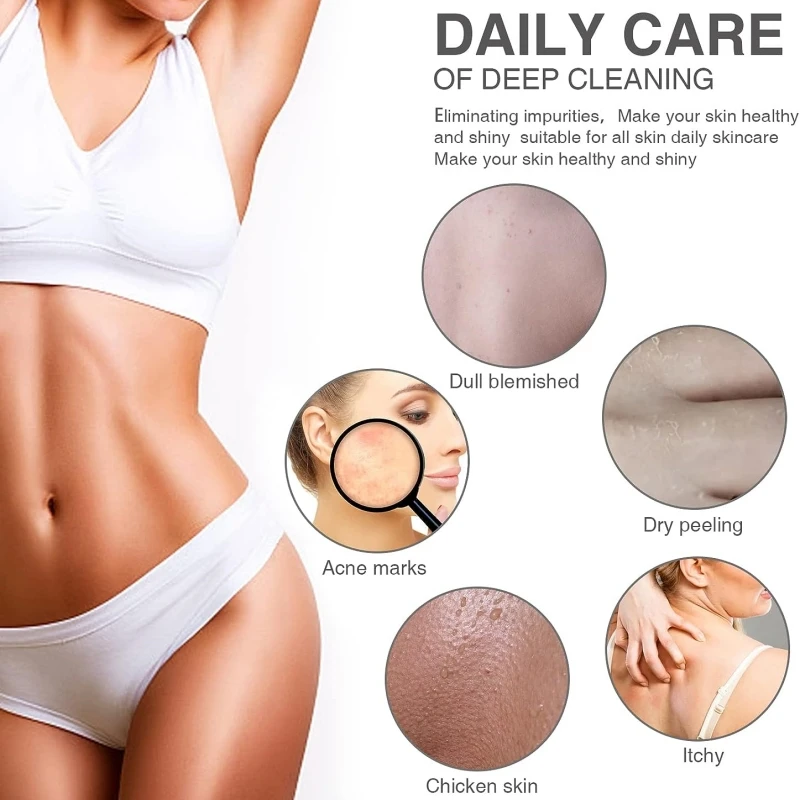 2023African Bath Sponge 3 Pieces Net Long Net Bath Sponge Exfoliating Shower Body Scrubber  Skin Smoother Daily Use
