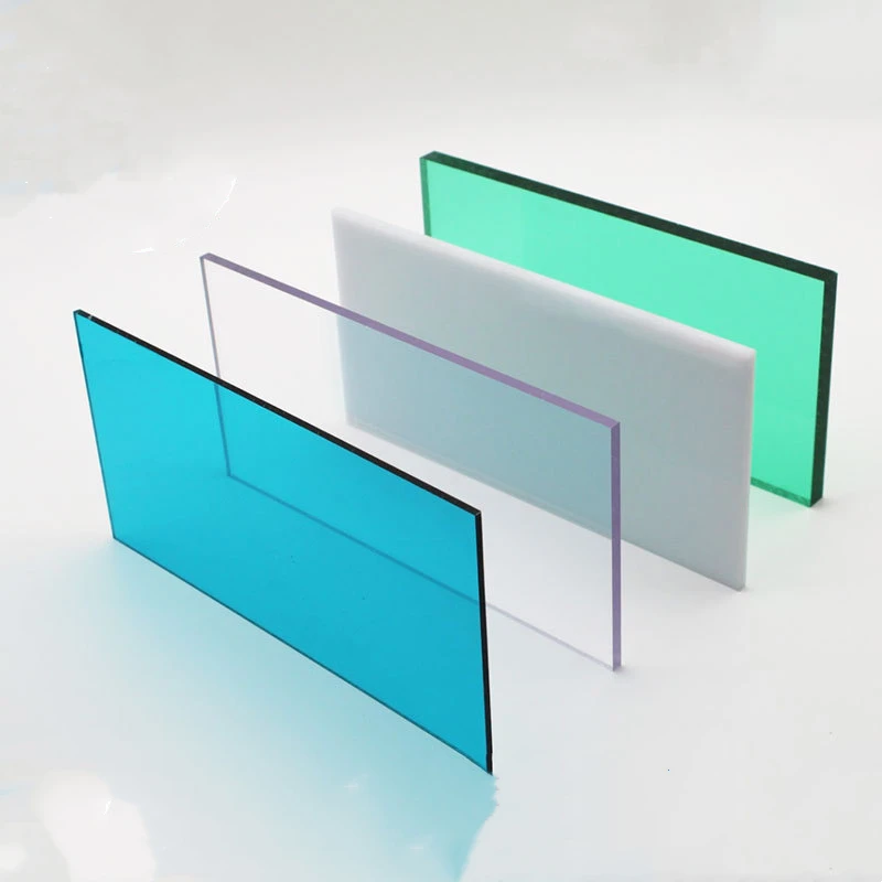 C customized logo color length high quality Bronze Plastic Polycarbonate Solid Sheet