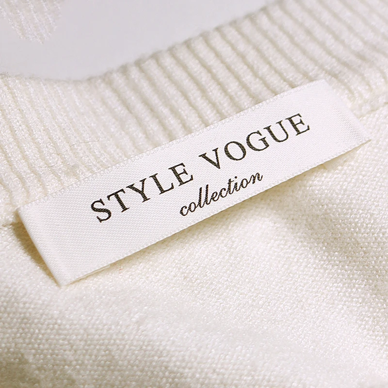 Low Price Free Design Woven or Printed Private Clothes Label Custom Cloth Garment Labels Washable Express Woven Labels for Caps