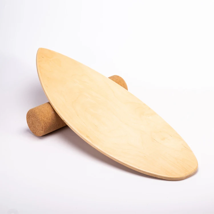 Customized Wooden New design Balance Training Swing fitness surfboard  Curved Balance Board