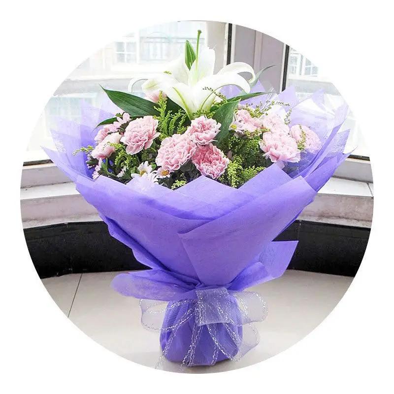 
2020 Hot Sell Decorative Printed Non Woven Wrapping Paper For Flower New Bouquet Gift Wrapping Paper 