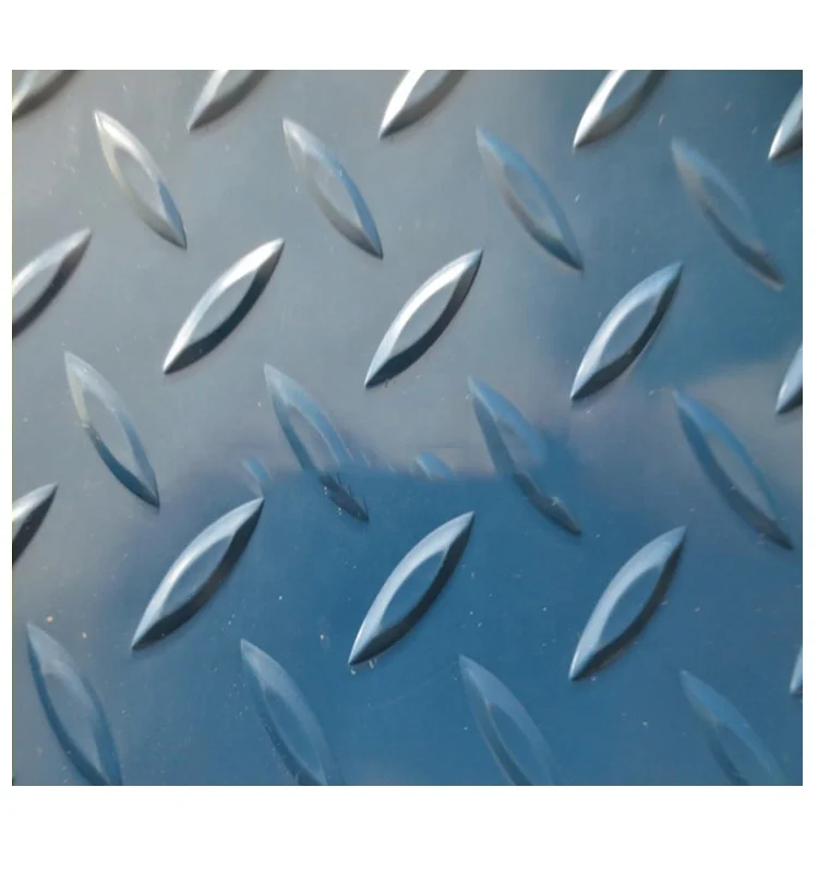 3mm Black SBR NBR EPDM fine ribbed ant -slip ribbed rubber mats