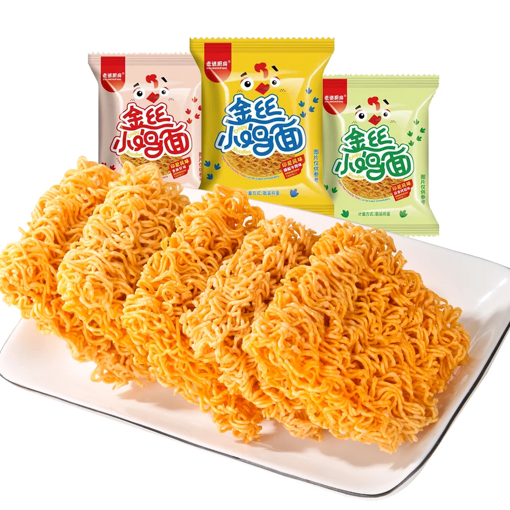 low price Hand-Made Crispy Fried Noodles Non-Spicy Chinese Instant Asian Food Bulk Bag Packaging Wheat Flour Snack