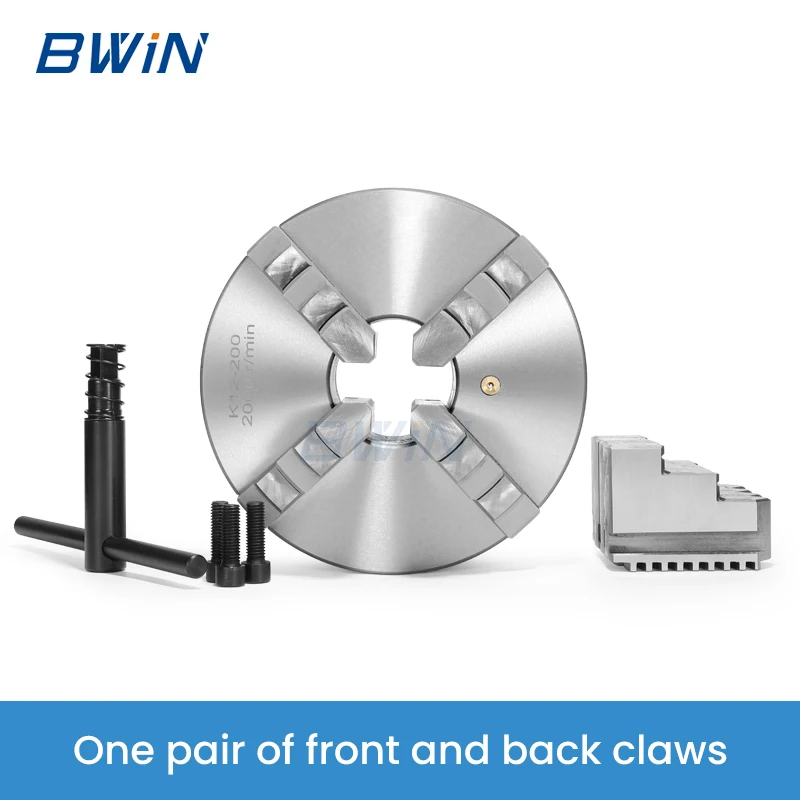 BWIN K12 80mm Mini Manual Lathe Chuck Prices Self-centering Chuck Lathe Chuck 4 Jaw 160mm 300mm 14 Inch 200mm