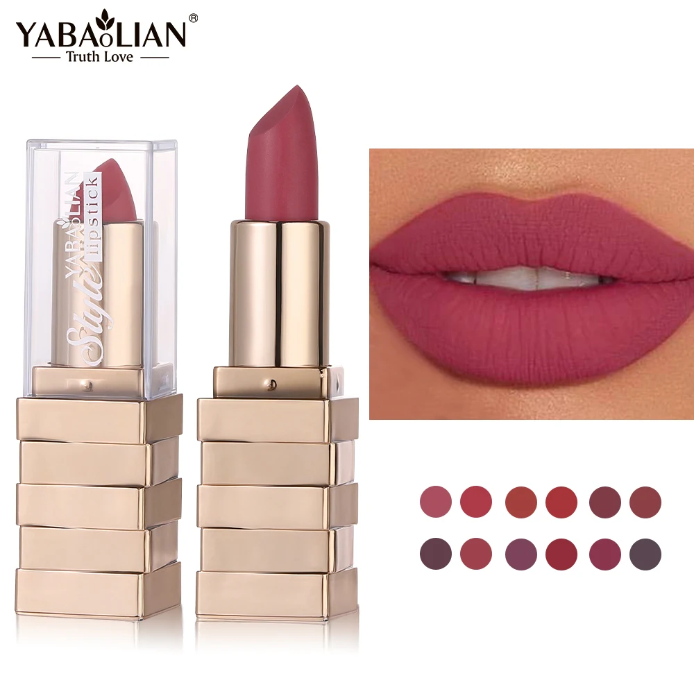 Customized LOGO Lipstick Creamy Formula For Soft Fuller Looking Lips Moisturized Feel in Red Lip Gloss New Style Tube Lipstick