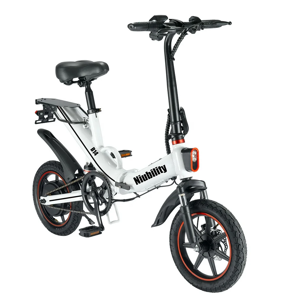 2 days delivery drop shipping 7 speed lithium battery hot sell nuibility b14 ebike 25 km/h folding bicycle electric city bike