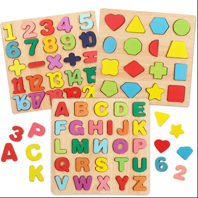 Wholesale Alphabet Number  Making Machine ABC Name Puzzles with Pegs Learning Wooden Puzzle Toys for Kids