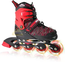 2022 New Design OEM Available 4 Wheels Inline Roller Skates Flashing Inline Skates For Kids Adult
