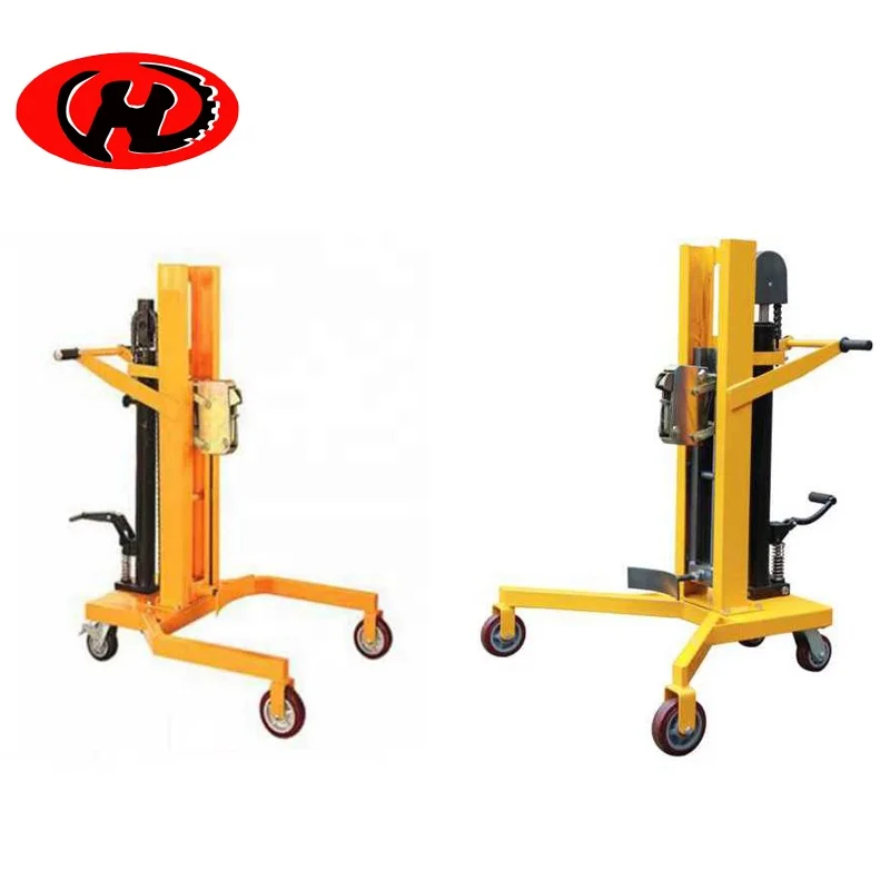 oil drum  manual hydraulic lifter drum lifting stacking hand truck