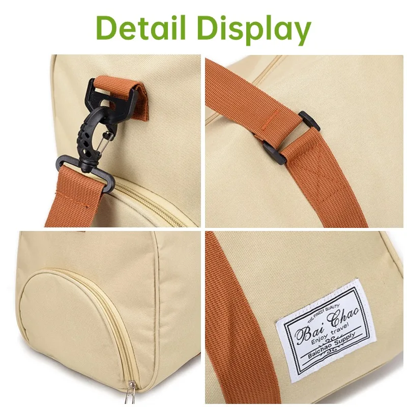 Eco-Friendly Large Capacity Portable Storage Yoga Bag Factory Stylish Waterproof Fitness Outdoor Bag Travel Teenagers Adults