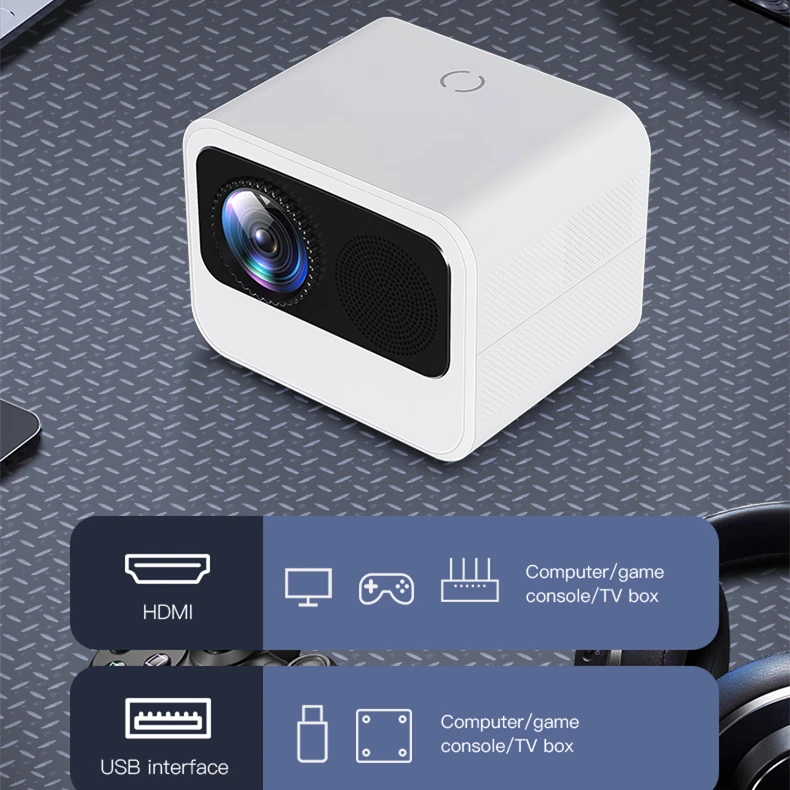 2022 New Style Led small Projector Full HD 1080p 4K Office Android 9.0 home theater Mini portable video projector