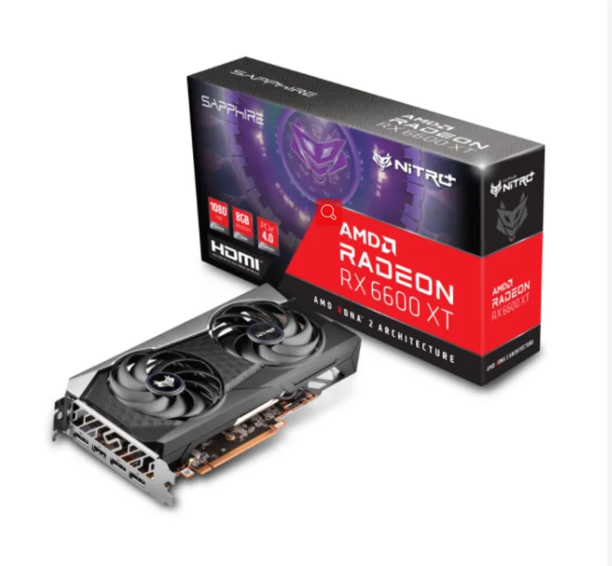 Видеокарта Sapphire RX6600XT 8G Nitro GPU для игровых настольных игр RX 6600 XT
