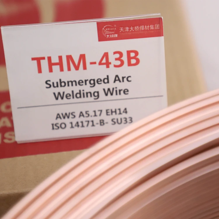Submerged Arc Welding Wire AWS EH14 THM-43B Bridge Brand factory direct supply