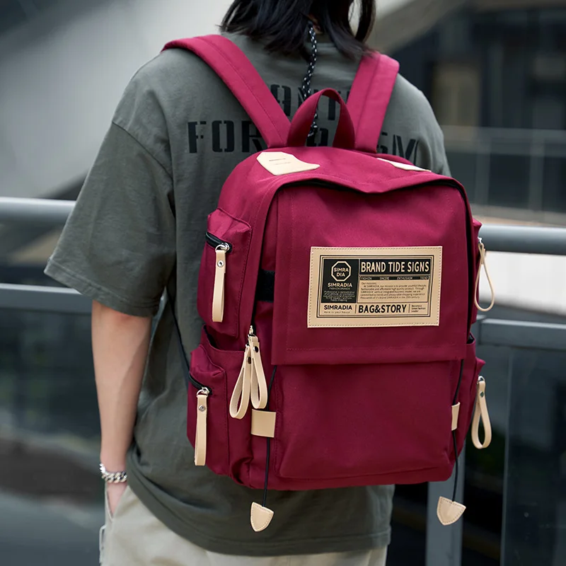 High School Backpack Young Multi Function Student Schoolbag 15.6 inch Laptop Backpack