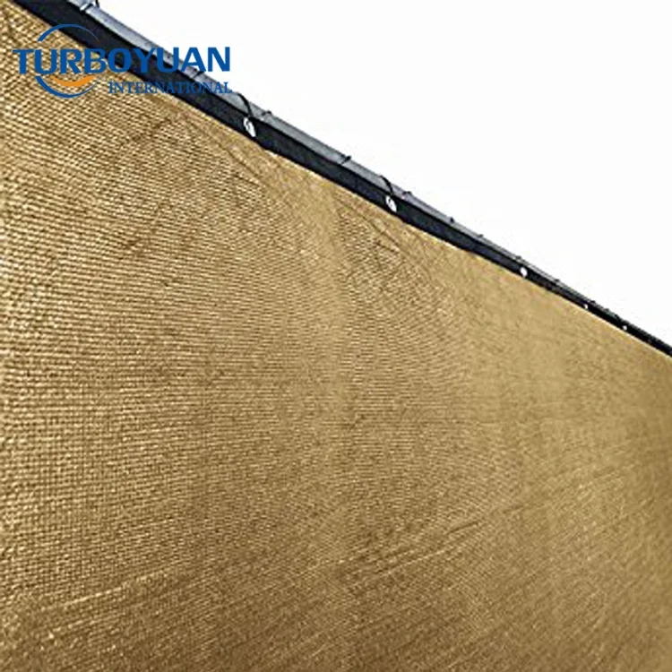 Privacy fence screening mesh fabric panel pe polythene wind breaker protection net with uv stabilizer