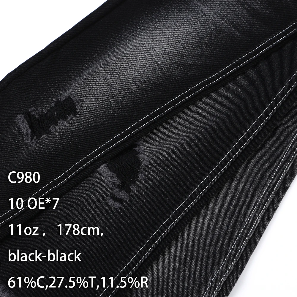 100% cotton 14oz tradition denim fabric  cheap denim fabric roll cotton fabric roll 14 oz solid indigo blue denim jeans