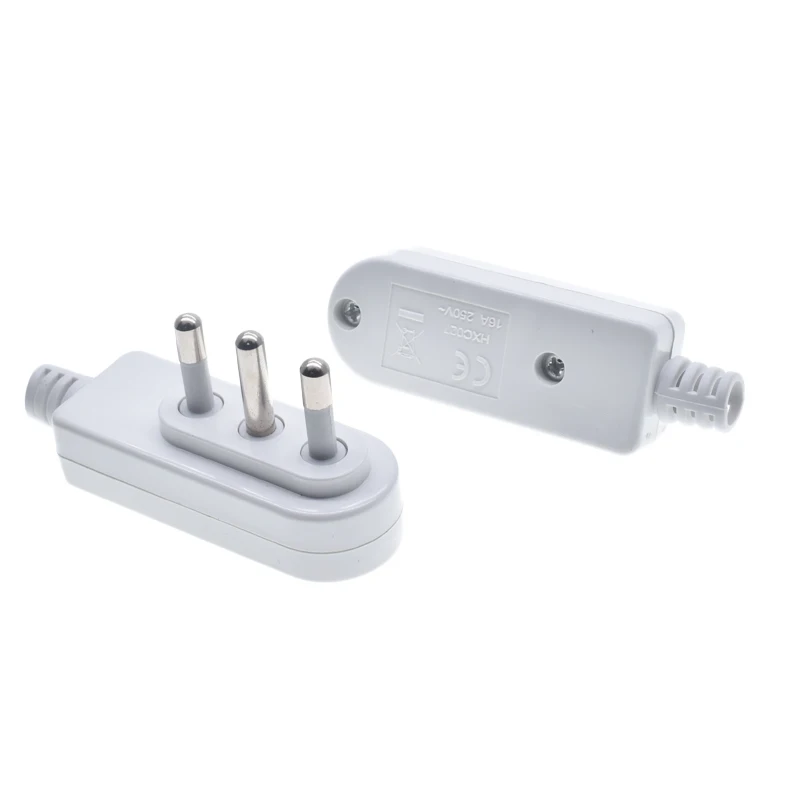 Italy ac power cord 3 pin rewireable plug Italian male rewireable plug