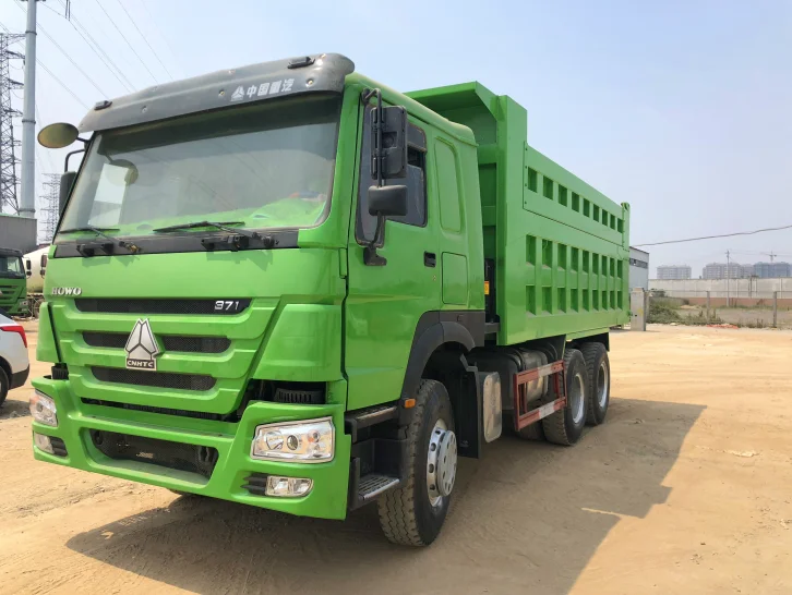 Б/у грузовик 6x4 371hp HOWO б/у ZZ3257N3847C 2017 недорогой самосвал Sinotruck для