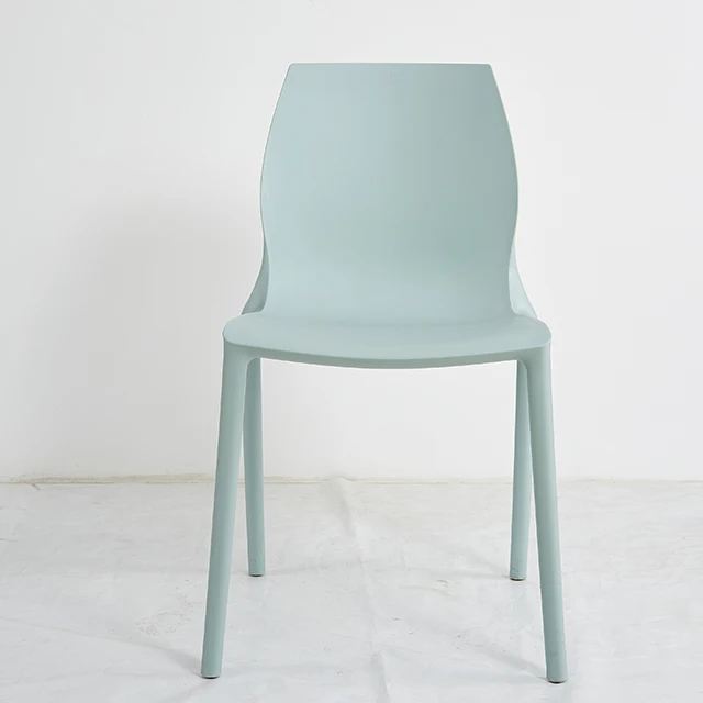 High Quality Modern design Colorful Full PP Plastic chair stackable dining chair