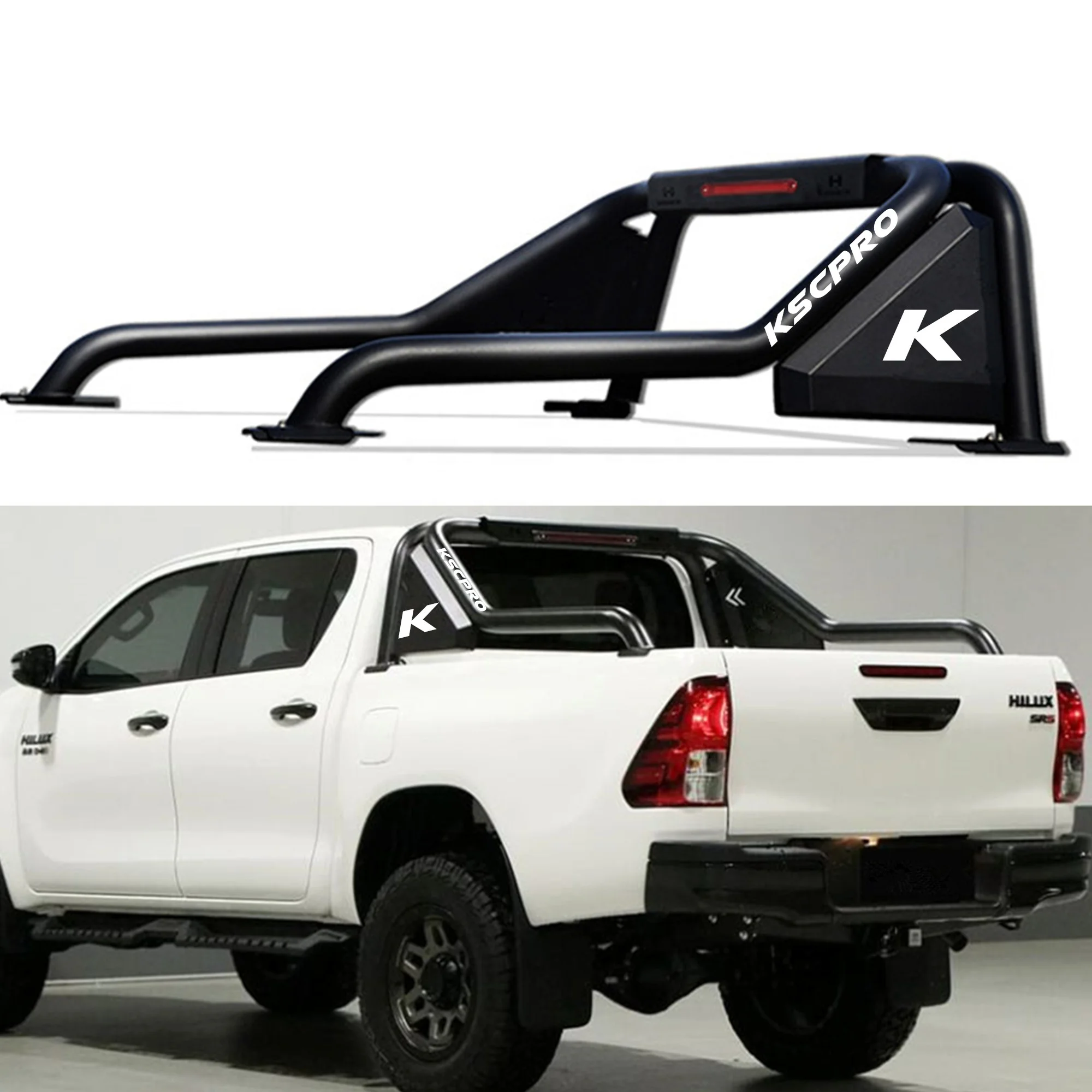 KSCPRO 4x4 Roll Bar Sports Bar For Ram 1500 2500 2022 With Led Light