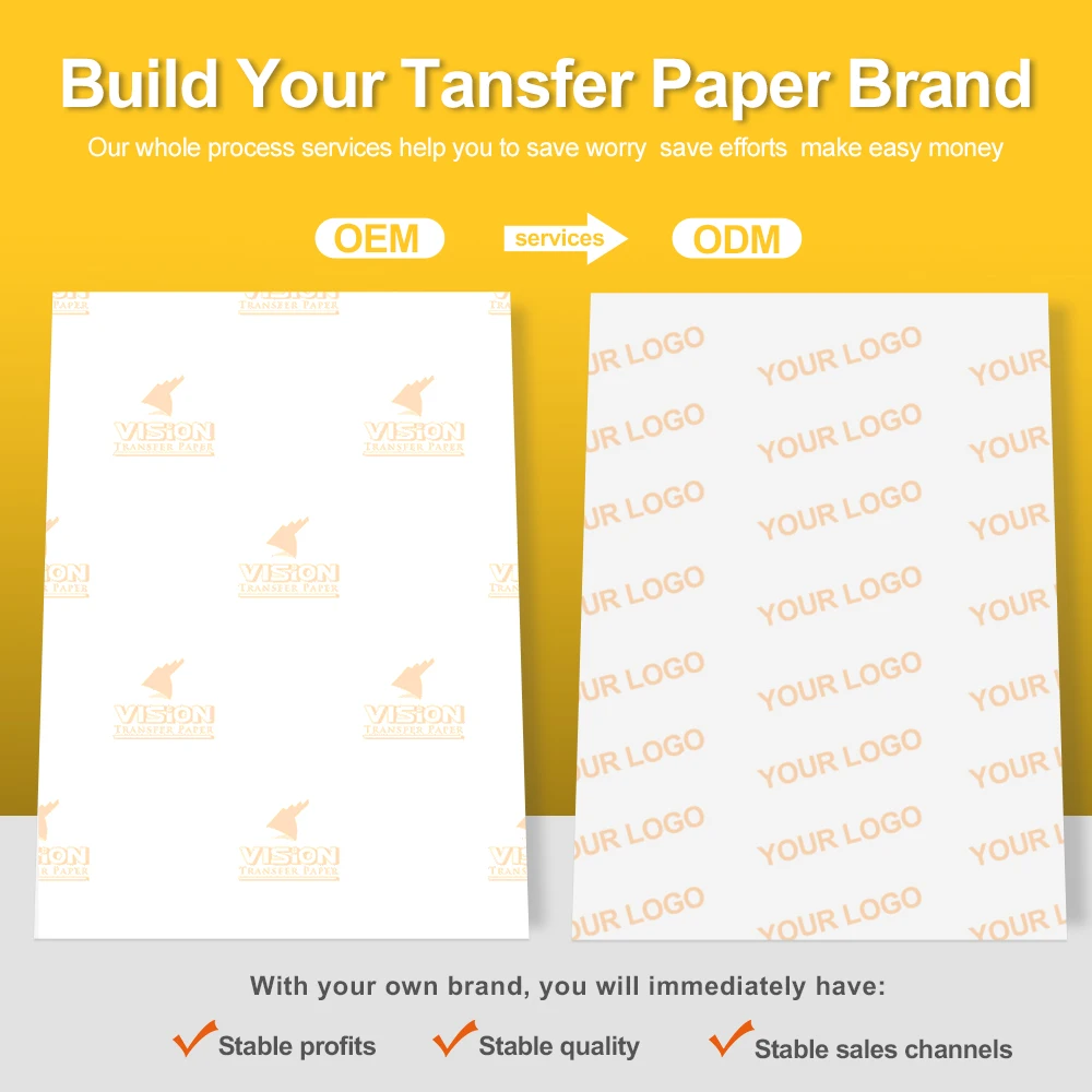 Manufacturer Supply inkjet A4 A3 8.5*11 tshirt heat transfer paper for light fabric