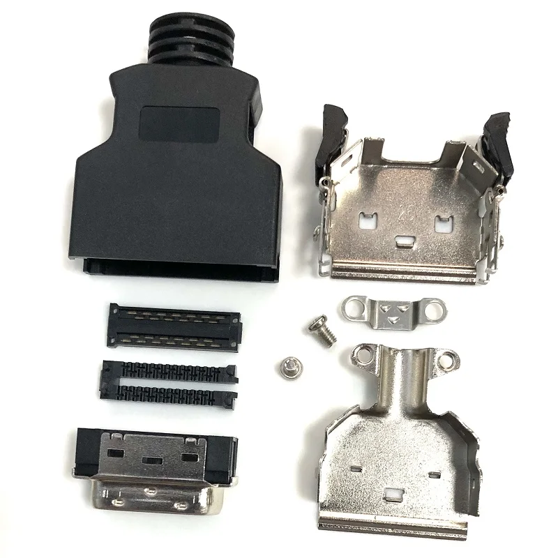 Mini D Ribbon (MDR) 36P Plug Connectors SCSI 36Pin Male Connector IDC WIREMOUNT For cable(10136-6000EC +10336-3210-006)