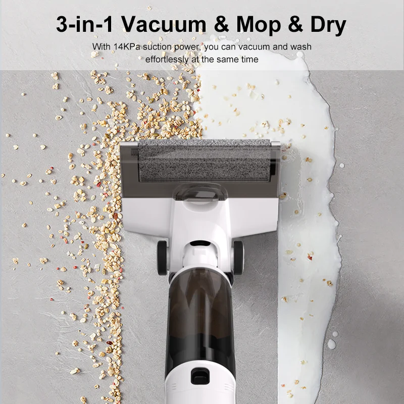 Purolf Portable Cordless And Chargeable Household High Intelligent Vacuum Upright Wet And Dry Vacuum Cleaner For Floor Care