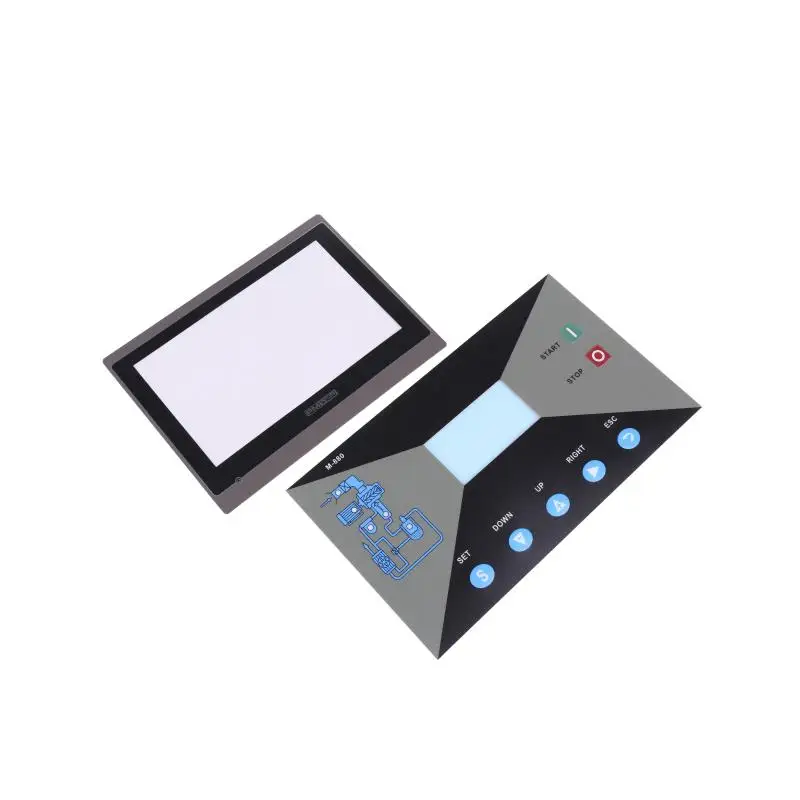 Silk Screen Printing Membrane Keypad Panel Graphic Overlay Label Sticker Silicone Membrane Keyboard