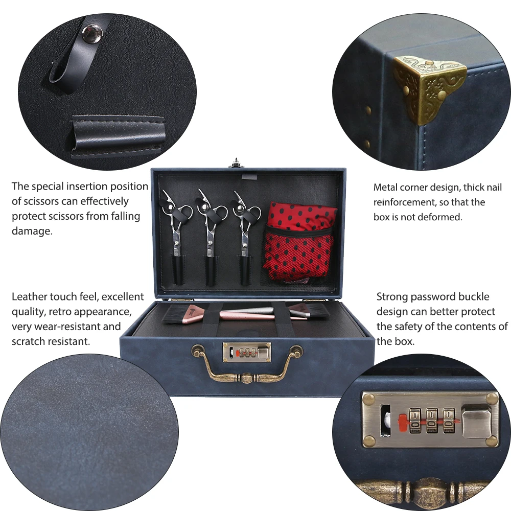 Beauty Professional Barber Case, Portable Travel Stylist Tool Organizer for barber with Size 34*13*23cm