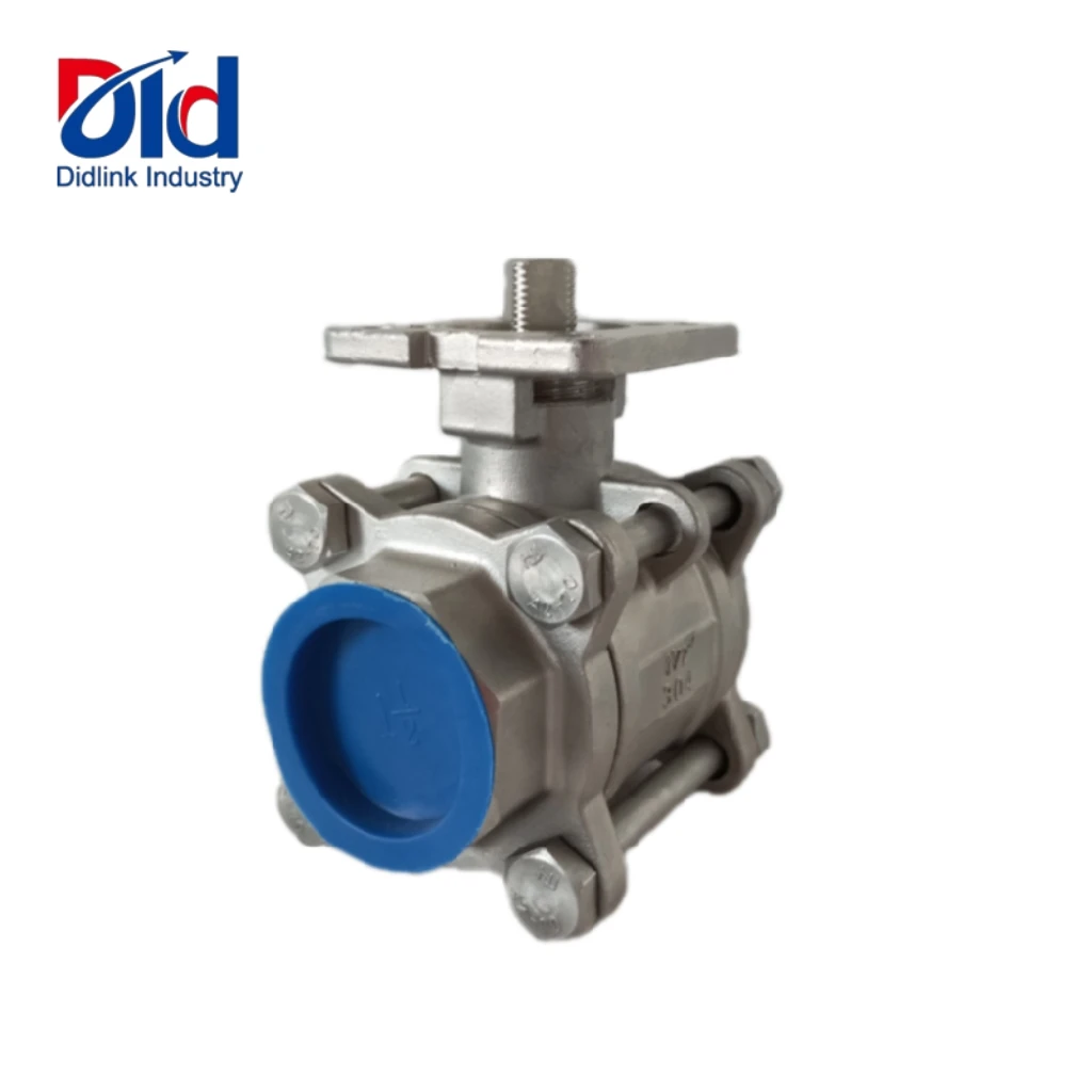 good quality 3-Piece 304 316L 1-1/2inch Stainless Steel Water Valves BSP NPT Threaded High Platform Ball Valve